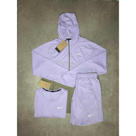 Nike - Windrunner Miler Challenger Short Tri-Set Hydrangea